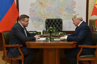 Николай Любимов встретился с главой администрации Сасовского района Сергеем Макаровым